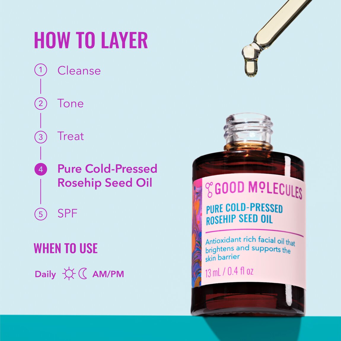 Pure Cold-Pressed Rosehip Seed Oil X3