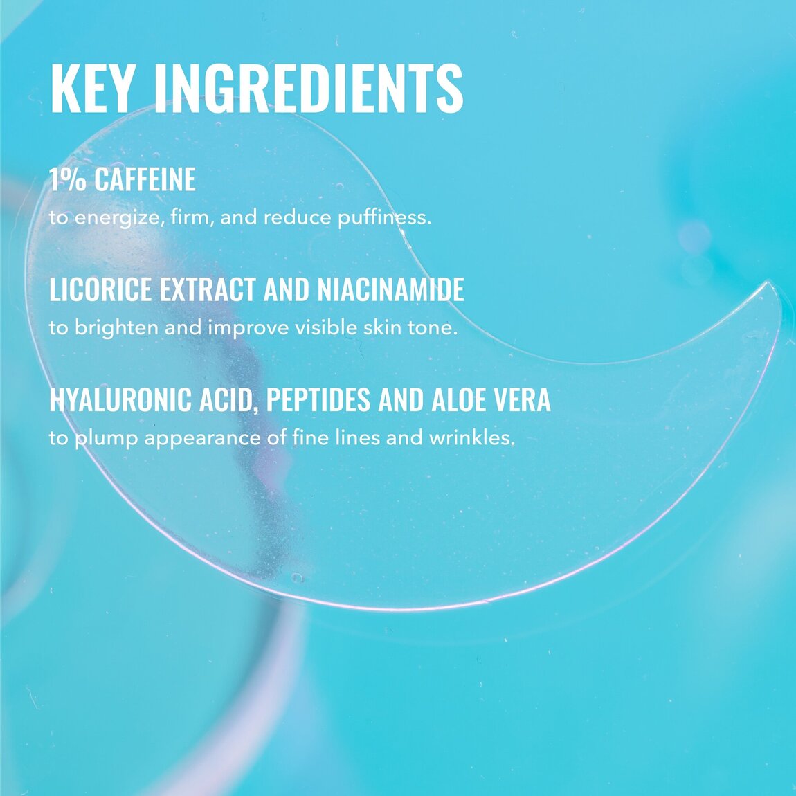 Caffeine Energizing Hydrogel Eye Patches S2