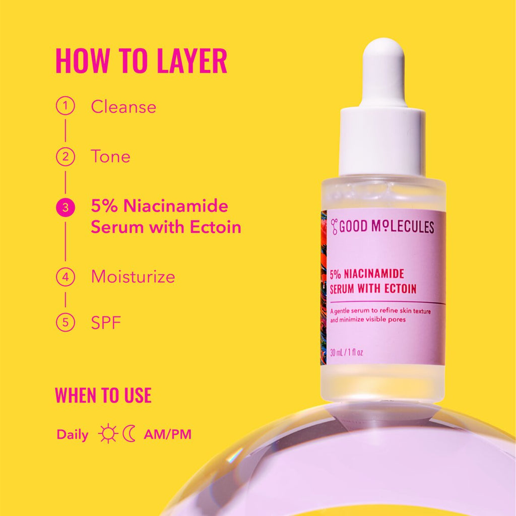 5% Niacinamide Serum with Ectoin X9